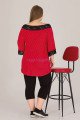 Kadın Kırmızı Renk ve Puantiyeli Lady 10572 Büyük Beden Kapri Pijama Takımı Kadın Kırmızı Renk ve Puantiyeli Lady 10572 Büyük Beden Kapri Pijama Takımı, ELİT0010572-2XL, Lady Pijama Takımı, ELİT0010572-2XL