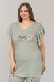 Kadın Yeşil Renk ve Çiçek Desenli Lady 10605 Büyük Beden Kapri Pijama Takımı Kadın Yeşil Renk ve Çiçek Desenli Lady 10605 Büyük Beden Kapri Pijama Takımı, ELİT0010605-2XL, Lady Pijama Takımı, ELİT0010605-2XL