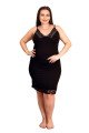 Siyah Renk Puantiye Desenli Lady 19205 Büyük Beden Sabahlıklı Gecelik Takım, UB-LADY-19205-2XL, Lady Pijama Takımı, UB-LADY-19205-2XL