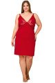 Kırmızı Renkli ve Askılı Kol Lady 8900 Büyük Beden Anne Tunik Gecelik Kırmızı Renkli ve Askılı Kol Lady 8900 Büyük Beden Anne Tunik Gecelik