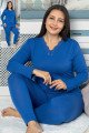 Kadın Mavi Renk Uzun Kollu Jenika 42034 Battal Büyük Beden Pijama Takımı Kadın Mavi Renk Uzun Kollu Jenika 42034 Battal Büyük Beden Pijama Takımı, Jenika-42034, Büyük Beden (Battal Boy) Pijama Takımları