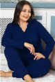 Kadın Lacivert Renk Uzun Kollu Jenika 42048 Battal Büyük Beden Pijama Takımı Kadın Lacivert Renk Uzun Kollu Jenika 42048 Battal Büyük Beden Pijama Takımı, Jenika-42048, Büyük Beden (Battal Boy) Pijama Takımları