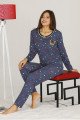 Kadın Siyah Renkli Teknur 70317 Modal Kumaş Uzun Kol Pijama Takımı Kadın Siyah Renkli Teknur 70317 Modal Kumaş Uzun Kol Pijama Takımı, Teknur-70317, Kısa Kollu Pijama Takımları