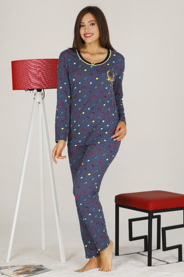 Kadın Siyah Renkli Teknur 70317 Modal Kumaş Uzun Kol Pijama Takımı Kadın Siyah Renkli Teknur 70317 Modal Kumaş Uzun Kol Pijama Takımı, Teknur-70317, Kısa Kollu Pijama Takımları