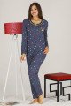 Kadın Siyah Renkli Teknur 70317 Modal Kumaş Uzun Kol Pijama Takımı Kadın Siyah Renkli Teknur 70317 Modal Kumaş Uzun Kol Pijama Takımı, Teknur-70317, Kısa Kollu Pijama Takımları