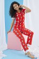 Kısa Kol, Kırmızı Renkli ve Desenli Teknur 74029 Yazlık Kadın Pijama Takımı Kısa Kol, Kırmızı Renkli ve Desenli Teknur 74029 Yazlık Kadın Pijama Takımı, Teknur-74029, Kısa Kollu Pijama Takımları
