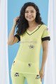 Kısa Kol, Sarı Renkli ve Desenli Teknur 74040 Yazlık Kadın Pijama Takımı Kısa Kol, Sarı Renkli ve Desenli Teknur 74040 Yazlık Kadın Pijama Takımı, Teknur-74040, Kısa Kollu Pijama Takımları