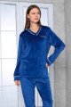 Mavi Renk Teknur 52171 Uzun Kol Kadın Kadife Pijama Takımı Mavi Renk Teknur 52171 Uzun Kol Kadın Kadife Pijama Takımı, Teknur-52171, Teknur Pijama Takımı
