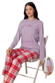 Lila Renk, Bisiklet Yakalı, Uzun Kollu ve Pamuklu Kumaş Teknur 2208 Kadın Pijama Takımı Lila Renk, Bisiklet Yakalı, Uzun Kollu ve Pamuklu Kumaş Teknur 2208 Kadın Pijama Takımı, QS-TEKNUR-P2208-M, Teknur Pijama Takımı, QS-TEKNUR-P2208-M