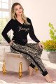 Zebra Desenli ve Siyah Renkli Lady 11660 Kadın Uzun Kol Pijama Takımı Zebra Desenli ve Siyah Renkli Lady 11660 Kadın Uzun Kol Pijama Takımı, 8509990005306, Lady Pijama Takımı, 8509990005306