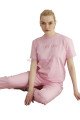 Pembe Renk Kısa Kol Teknur 16293 Kadın Spor Eşofman Takımı Pembe Renk Kısa Kol Teknur 16293 Kadın Spor Eşofman Takımı, TKNR-16293, Teknur Pijama Takımı