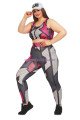 Gri Siyah Renkli ve Desenli Lady 1505 Kadın Yüksek Bel Büyük Beden Büstiyerli Taytlı Spor Takım Gri Siyah Renkli ve Desenli Lady 1505 Kadın Yüksek Bel Büyük Beden Büstiyerli Taytlı Spor Takım, LADY-1505, Lady Pijama Takımı