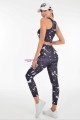 Siyah Renk ve Beyaz Desenli Lady 3025 Kadın Büstiyerli Taytlı Spor Takım Siyah Renk ve Beyaz Desenli Lady 3025 Kadın Büstiyerli Taytlı Spor Takım, LADY-3025, Lady Pijama Takımı