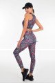 Gri Renkli ve Kırmızı Desenli Lady 3033 Kadın Büstiyerli Taytlı Spor Takım Gri Renkli ve Kırmızı Desenli Lady 3033 Kadın Büstiyerli Taytlı Spor Takım, LADY-3033, Lady Pijama Takımı