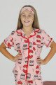 Pembe Renk ve Kalp DesenliTeknur 40601 Pamuk Önden Düğmeli Kız Çocuk Pijama Takımı Pembe Renk ve Kalp DesenliTeknur 40601 Pamuk Önden Düğmeli Kız Çocuk Pijama Takımı, Teknur-40601, Teknur Pijama Takımı