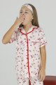 Krem Renk ve Kuzucuk Desenli Teknur 40609 Pamuk Önden Düğmeli Kız Çocuk Pijama Takımı Krem Renk ve Kuzucuk Desenli Teknur 40609 Pamuk Önden Düğmeli Kız Çocuk Pijama Takımı, Teknur-40609, Teknur Pijama Takımı