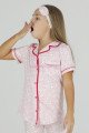 Açık Pembe ve Kuzucuk Desenli Teknur 40612 Pamuk Önden Düğmeli Kız Çocuk Pijama Takımı Açık Pembe ve Kuzucuk Desenli Teknur 40612 Pamuk Önden Düğmeli Kız Çocuk Pijama Takımı, Teknur-40612, Teknur Pijama Takımı