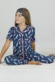 Mavi Renk ve Kuş Tüğü Desenli Teknur 40638 Pamuk Önden Düğmeli Kız Çocuk Pijama Takımı Mavi Renk ve Kuş Tüğü Desenli Teknur 40638 Pamuk Önden Düğmeli Kız Çocuk Pijama Takımı, Teknur-40638, Teknur Pijama Takımı