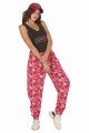 Kadın Siyah Renk ve Çiçek Desenli Lady 10033 Şalvar Pijama Takımı Kadın Siyah Renk ve Çiçek Desenli Lady 10033 Şalvar Pijama Takımı, ELT0010033-ML, Kısa Kollu Pijama Takımları