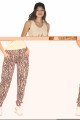 Kadın Krem Renk ve Zebra Desenli Lady 10039 Şalvar Pijama Takımı Kadın Krem Renk ve Zebra Desenli Lady 10039 Şalvar Pijama Takımı, ELT0010039-ML, Kısa Kollu Pijama Takımları