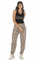 Kadın Siyah Renk ve Ekose Desenli Lady 10041 Şalvar Pijama Takımı Kadın Siyah Renk ve Ekose Desenli Lady 10041 Şalvar Pijama Takımı, ELT0010041-ML, Kısa Kollu Pijama Takımları