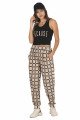Kadın Siyah Renk ve Ekose Desenli Lady 10041 Şalvar Pijama Takımı Kadın Siyah Renk ve Ekose Desenli Lady 10041 Şalvar Pijama Takımı, ELT0010041-ML, Kısa Kollu Pijama Takımları