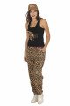 Kadın Siyah Renk ve Leopar Desenli Askılı Kol Lady 10053 Şalvar Pijama Takımı Kadın Siyah Renk ve Leopar Desenli Askılı Kol Lady 10053 Şalvar Pijama Takımı, ELT0010053-ML, Kısa Kollu Pijama Takımları