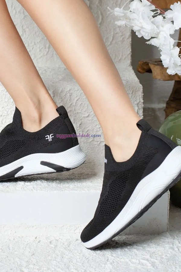 Siyah - Beyaz Renk Günlük, Yüksek Taban Slip-On, Hafif, Yürüyüş Bağcıksız Kadın Spor Ayakkabı Siyah - Beyaz Renk Günlük, Yüksek Taban Slip-On, Hafif, Yürüyüş Bağcıksız Kadın Spor Ayakkabı, 041F-SİYAHBEYAZ-031, Ofis Kırtasiye Malzemeleri, 041F-SİYAHBEYAZ-031