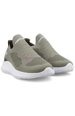 Haki Renk Günlük, Yüksek Taban Slip-On, Hafif, Yürüyüş Bağcıksız Kadın Spor Ayakkabı Haki Renk Günlük, Yüksek Taban Slip-On, Hafif, Yürüyüş Bağcıksız Kadın Spor Ayakkabı