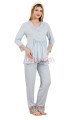 Bebe Mavi Renkli, Dantel Detaylı, 33204 Uzun Kol, 2 Parça Lohusa Hamile Pijama Takımı Bebe Mavi Renkli, Dantel Detaylı, 33204 Uzun Kol, 2 Parça Lohusa Hamile Pijama Takımı, 8509990041328, Lohusa - Hamile Pijama Takımları, 8509990041328