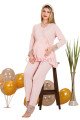 Bebe Pembe Renkli Dantel Detaylı, 33204 Uzun Kol, 2 Parça Lohusa Hamile Pijama Takımı Bebe Pembe Renkli Dantel Detaylı, 33204 Uzun Kol, 2 Parça Lohusa Hamile Pijama Takımı, 8509990041281, Lohusa - Hamile Pijama Takımları, 8509990041281