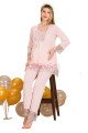 Bebe Pembe Renkli Dantel Detaylı, 33203 Uzun Kol, 2 Parça Lohusa Hamile Pijama Takımı Bebe Pembe Renkli Dantel Detaylı, 33203 Uzun Kol, 2 Parça Lohusa Hamile Pijama Takımı, 8509990041243, Lohusa - Hamile Pijama Takımları, 8509990041243