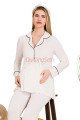 Ekru Renkli, Kol ve Paçaları Manşetli, 33202 Uzun Kol, 2 Parça Lohusa Hamile Pijama Takımı Ekru Renkli, Kol ve Paçaları Manşetli, 33202 Uzun Kol, 2 Parça Lohusa Hamile Pijama Takımı