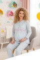 Bebe Mavi Renkli Dantel Detaylı, 33201 Uzun Kol, 2 Parça Lohusa Hamile Pijama Takımı Bebe Mavi Renkli Dantel Detaylı, 33201 Uzun Kol, 2 Parça Lohusa Hamile Pijama Takımı, 8509990040925, Lohusa - Hamile Pijama Takımları, 8509990040925