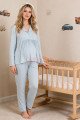 Bebe Mavi Renkli Kol ve Paçaları Manşetli, 33202 Uzun Kol, 2 Parça Lohusa Hamile Pijama Takımı Bebe Mavi Renkli Kol ve Paçaları Manşetli, 33202 Uzun Kol, 2 Parça Lohusa Hamile Pijama Takımı, 8509990041045, Lohusa - Hamile Pijama Takımları, 8509990041045