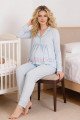Bebe Mavi Renkli Kol ve Paçaları Manşetli, 33202 Uzun Kol, 2 Parça Lohusa Hamile Pijama Takımı Bebe Mavi Renkli Kol ve Paçaları Manşetli, 33202 Uzun Kol, 2 Parça Lohusa Hamile Pijama Takımı, 8509990041045, Lohusa - Hamile Pijama Takımları, 8509990041045