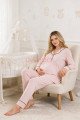 Bebe Pembe Renkli Kol ve Paçaları Manşetli, 33202 Uzun Kol, 2 Parça Lohusa Hamile Pijama Takımı Bebe Pembe Renkli Kol ve Paçaları Manşetli, 33202 Uzun Kol, 2 Parça Lohusa Hamile Pijama Takımı, 8509990041083, Lohusa - Hamile Pijama Takımları, 8509990041083