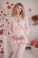 Bebe Pembe Renkli Kol ve Paçaları Manşetli, 33202 Uzun Kol, 2 Parça Lohusa Hamile Pijama Takımı Bebe Pembe Renkli Kol ve Paçaları Manşetli, 33202 Uzun Kol, 2 Parça Lohusa Hamile Pijama Takımı, 8509990041083, Lohusa - Hamile Pijama Takımları, 8509990041083