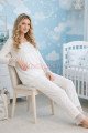 Ekru Renkli, Dantel Detaylı, 33203 Uzun Kol, 2 Parça Lohusa Hamile Pijama Takımı Ekru Renkli, Dantel Detaylı, 33203 Uzun Kol, 2 Parça Lohusa Hamile Pijama Takımı, 8509990041120, Lohusa - Hamile Pijama Takımları, 8509990041120