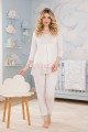 Ekru Renkli, Dantel Detaylı, 33203 Uzun Kol, 2 Parça Lohusa Hamile Pijama Takımı Ekru Renkli, Dantel Detaylı, 33203 Uzun Kol, 2 Parça Lohusa Hamile Pijama Takımı, 8509990041120, Lohusa - Hamile Pijama Takımları, 8509990041120