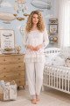 Ekru Renkli, Dantel Detaylı, 33203 Uzun Kol, 2 Parça Lohusa Hamile Pijama Takımı Ekru Renkli, Dantel Detaylı, 33203 Uzun Kol, 2 Parça Lohusa Hamile Pijama Takımı, 8509990041120, Lohusa - Hamile Pijama Takımları, 8509990041120
