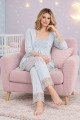 Bebe Mavi Renkli, Dantel Detaylı, 33203 Uzun Kol, 2 Parça Lohusa Hamile Pijama Takımı Bebe Mavi Renkli, Dantel Detaylı, 33203 Uzun Kol, 2 Parça Lohusa Hamile Pijama Takımı, 8509990041168, Lohusa - Hamile Pijama Takımları, 8509990041168
