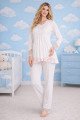 Beyaz Renkli, Dantel Detaylı, 33204 Uzun Kol, 2 Parça Lohusa Hamile Pijama Takımı Beyaz Renkli, Dantel Detaylı, 33204 Uzun Kol, 2 Parça Lohusa Hamile Pijama Takımı, 8509990041366, Lohusa - Hamile Pijama Takımları, 8509990041366
