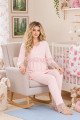Bebe Pembe Renkli Dantel Detaylı, 33204 Uzun Kol, 2 Parça Lohusa Hamile Pijama Takımı Bebe Pembe Renkli Dantel Detaylı, 33204 Uzun Kol, 2 Parça Lohusa Hamile Pijama Takımı, 8509990041281, Lohusa - Hamile Pijama Takımları, 8509990041281