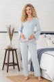 Bebe Mavi Renkli, Dantel Detaylı, 33205 Uzun Kol, 2 Parça Lohusa Hamile Pijama Takımı Bebe Mavi Renkli, Dantel Detaylı, 33205 Uzun Kol, 2 Parça Lohusa Hamile Pijama Takımı, 8509990041441, Lohusa - Hamile Pijama Takımları, 8509990041441