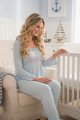 Bebe Mavi Renkli, Dantel Detaylı, 33205 Uzun Kol, 2 Parça Lohusa Hamile Pijama Takımı Bebe Mavi Renkli, Dantel Detaylı, 33205 Uzun Kol, 2 Parça Lohusa Hamile Pijama Takımı, 8509990041441, Lohusa - Hamile Pijama Takımları, 8509990041441