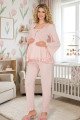Bebe Pembe Renkli Dantel Detaylı, 33205 Uzun Kol, 2 Parça Lohusa Hamile Pijama Takımı Bebe Pembe Renkli Dantel Detaylı, 33205 Uzun Kol, 2 Parça Lohusa Hamile Pijama Takımı, 8509990041403, Lohusa - Hamile Pijama Takımları, 8509990041403
