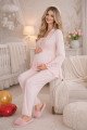 Bebe Pembe Renkli Dantel Detaylı, 33205 Uzun Kol, 2 Parça Lohusa Hamile Pijama Takımı Bebe Pembe Renkli Dantel Detaylı, 33205 Uzun Kol, 2 Parça Lohusa Hamile Pijama Takımı, 8509990041403, Lohusa - Hamile Pijama Takımları, 8509990041403