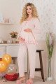 Bebe Pembe Renkli Dantel Detaylı, 33205 Uzun Kol, 2 Parça Lohusa Hamile Pijama Takımı Bebe Pembe Renkli Dantel Detaylı, 33205 Uzun Kol, 2 Parça Lohusa Hamile Pijama Takımı, 8509990041403, Lohusa - Hamile Pijama Takımları, 8509990041403