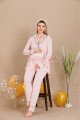 Pudra Renk ve Derin Patlı, Gömlek Yaka Lady 33001 Uzun Kol Sabahlıklı Hamile Pijama Takımı Pudra Renk ve Derin Patlı, Gömlek Yaka Lady 33001 Uzun Kol Sabahlıklı Hamile Pijama Takımı, M-33001-PDRA, Lohusa - Hamile Pijama Takımları, M-33001-PDRA
